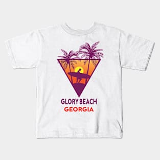 Glory Beach Georgia Kids T-Shirt